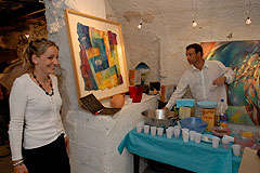 Exposition d’Eric Corbier et Sophie Tournaire à Biot en 2008