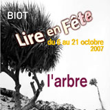 Lire en Fête à Biot en 2007