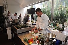 Pascal Lorange, John Parlatore et Andrew Lestourgeon aux Etoiles de Mougins 2008