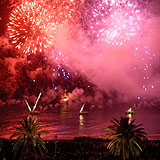 Carnaval de Nice 2008 : feu d'artifice de fin de règne
