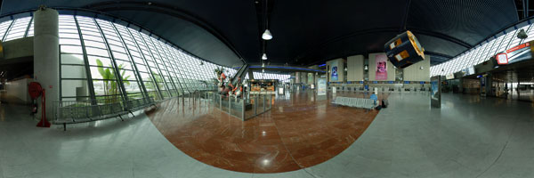 Le terminal 2 de l'aéroport de Nice