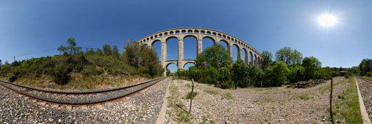 Panorama de l’Aqueduc-de-Roquefavour