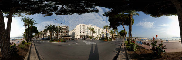 La Croisette au niveau du Martinez