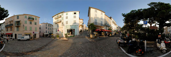 le quartier du Suquet à Cannes