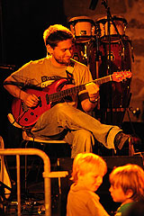 Ben Mazue à Biot pour la fête de la musique 2008