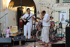 Duo Guitare Harmonica à Biot pour la fête de la musique 2008