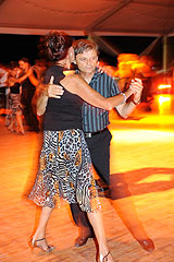 Milonga lors du festival “Menton, Ma ville est Tango” 2008