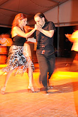 Milonga lors du festival “Menton, Ma ville est Tango” 2008