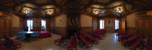 La salle des mariages de la mairie de Monaco