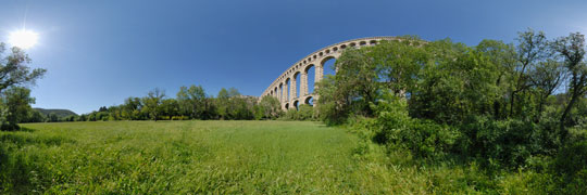 Panorama de l’Aqueduc-de-Roquefavour