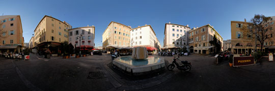 Le quartier du vieux port à Marseille